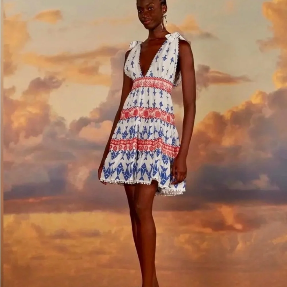 Farm Rio Patterned Mini Dress- Medium - Picture 3 of 6